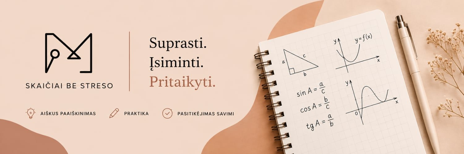 Skaičiai be streso – suprasti, įsiminti ir pritaikyti